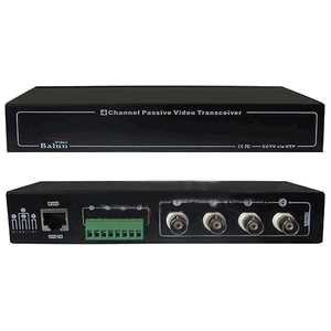 OP-4504SR 4CH Passive Video Transceiver, 4 Ch Video Balun