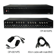 OP-4616VPS 16CH Power Supply Passive Video Receiver Hub, 16 Channel Video/Power Balun