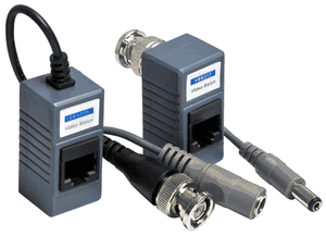 Passive Video/Power Balun - One Pair