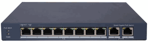 POE-SWC802G LTS 8 Port Gigabit Cloud enabled Unmanaged POE Switch,110W, 2 Uplinks *Cloud function requires additional subscription.