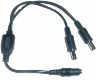 Power Y Splitter, Power 2 Cameras From One Source