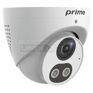 Prime NCU-RP82AD-YSW28 Pro AI Series 8MP Night Color Turret IP Camera, Active Deterrence
