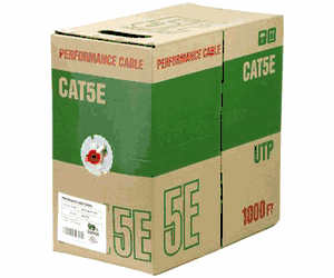 Telpix CB-C5E-E-WH Performance CAT5E Cable UL Listed - White