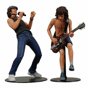 AC/DC Angus Young and Brian Johnson Action Figure 2-Pack