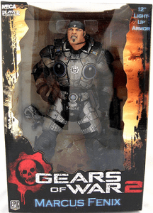 Gears of War 2 12" Marcus Fenix w/ Lancer and Snub Pistol with LED Light up Armor