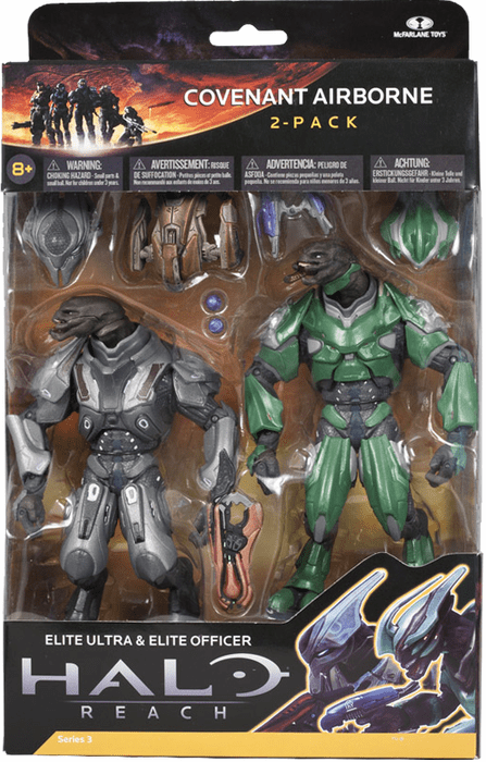 Halo Reach Series 3 Covenant Rangers Elite Officer And Elite Ultra 2 Pack