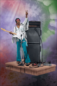 Jimi Hendrix Woodstock Action Figure