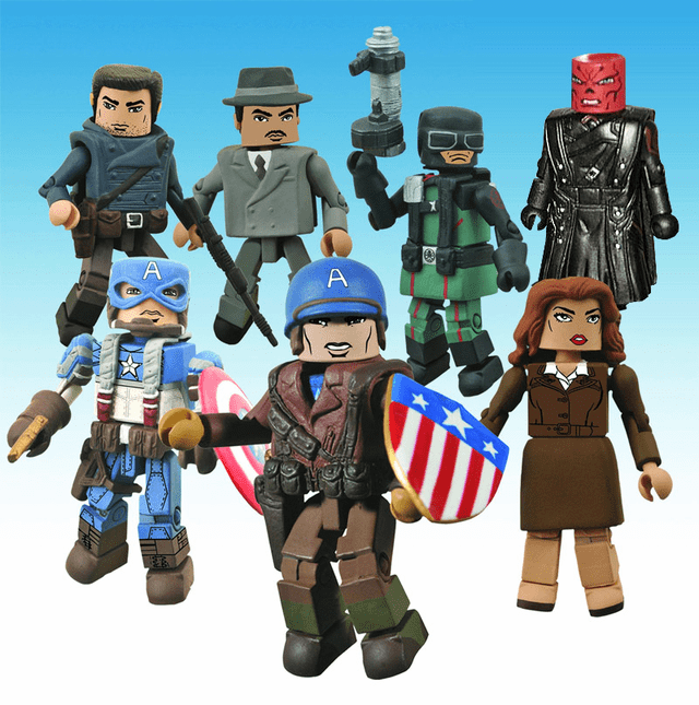 Marvel Minimates 40 set Figures Captain America Movie