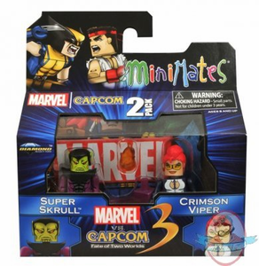 Marvel vs Capcom 3 Series 2 Super Skrull vs Crimson Viper Action Figure 2-Pack