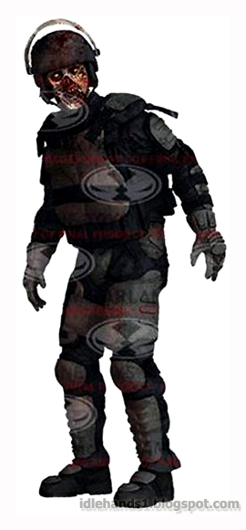 McFarlane Toys The Walking Dead TV Series 4 Riot Gear Zombie Action Figure