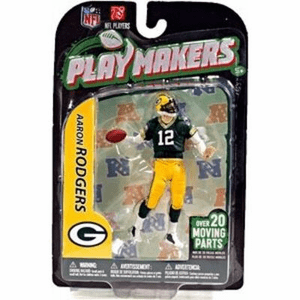NFL Playmakers Series 1 Aaron Rodgers Green Bay Packers Action Figure