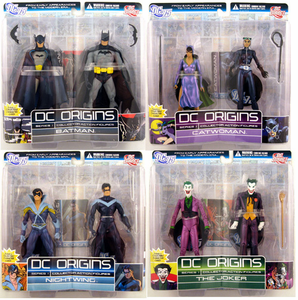 Set of 4 - DC Origins Action Figure 2-Pack Series 1 DC Direct (8 Figures)