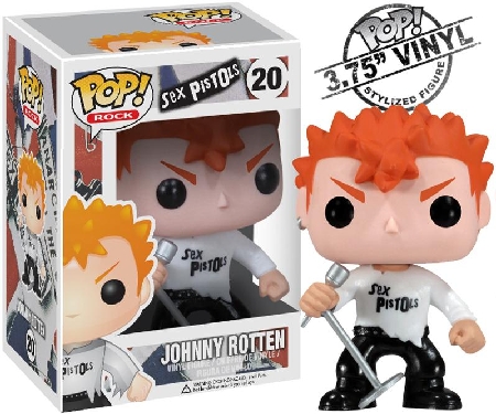 sex pistols toys Sex Pistols Johnny Rotten Pop! Rocks Vinyl Action Figure