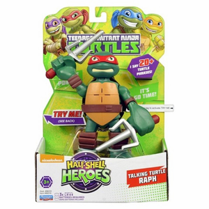 Teenage Mutant Ninja Turtles Pre-Cool Half Shell Heroes Talking Raphael Figure