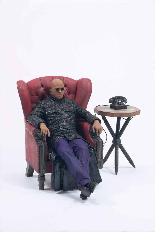 The Matrix Morpheus in Chair Series 2 Action Figure
