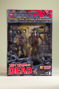 The Walking Dead Comic Series Rick Grimes and Michonne Action Figure Two Pack by McFarlane Toys