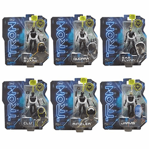 TRON Legacy Basic Light Up 6 Action Figures set