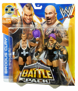 WWE Battle Pack Tensai vs. Brodus Clay Action Figure 2pack