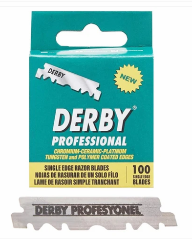DERBY SINGLE EDGE RAZOR BLADES - 100 PACK