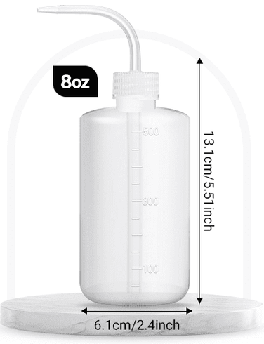 Sawysine 1 Pcs 250ml Plastic Safety Wash Bottles, 8oz, Multipurpose: 