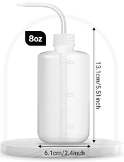 Sawysine 1 Pcs 250ml Plastic Safety Wash Bottles, 8oz, Multipurpose: 