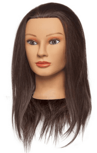 Penelope Mannequin by Diane_100% Human Hair, 18" to 20" inches
