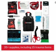Micro Trauma First Aid Kit, Portable First Aid Emergency kit, 35 items Micro Trauma First Aid Kit, Portable First Aid Emergency kit, 35 items