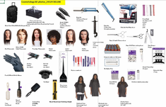 Cosmetology DELUXE kit with 6 Mannequins Cosmetology DELUXE kit with 6 Mannequins