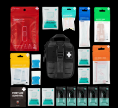 First Aid Kit Portable Medic Kit, Black Soft Bag, 1 Each First Aid Kit Portable Medic Kit, Black Soft Bag, 1 Each