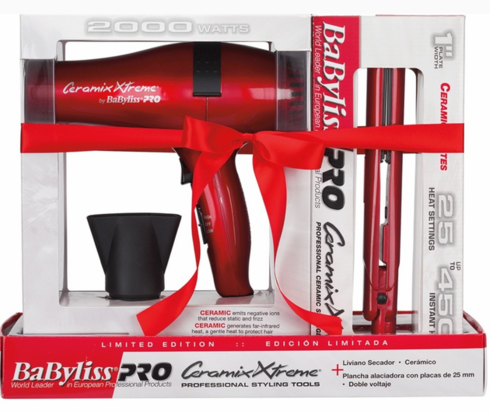 COMBO Babyliss Professional HairDryer with Concentrator  plus Flat Iron