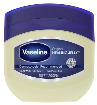 Vaseline, 0.75 oz jar Petroleum Jelly, travel size