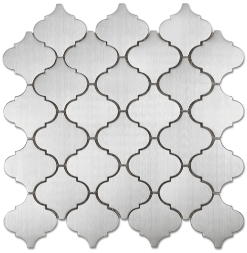 Arabesque Metal Mosaic Stainless Steel Tile