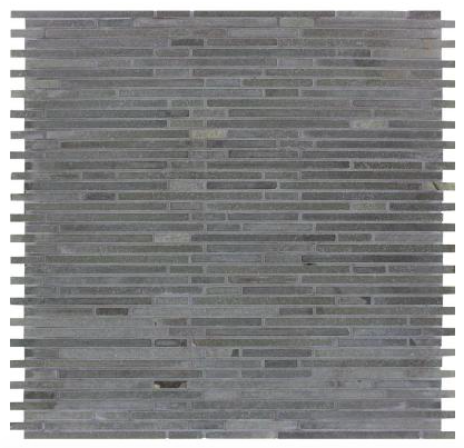 Basalt Blue Bamboo 12 x 12 Honed Mesh Mounted Mosaic Tile