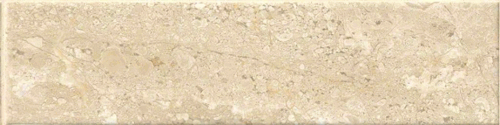 Beige Breccia 4x16" Glossy Ceramic Bullnose Tile