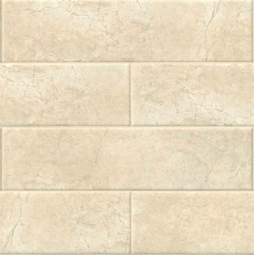 Ceramic Beige Crema 4x16" Glossy Backsplash Tile