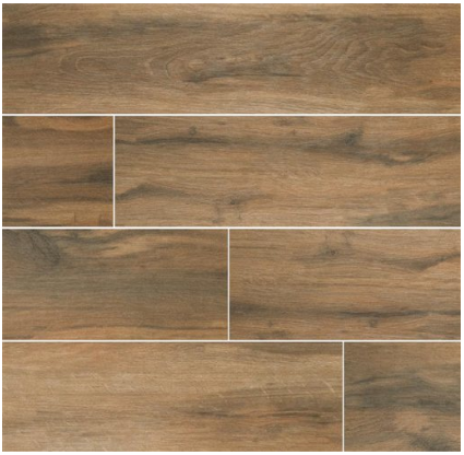 MS International Botanica Cashew 6x24 Wood Plank Porcelain Tile