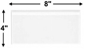 Brilliant White Glass 4x8 inch Subway Tile (8mm)