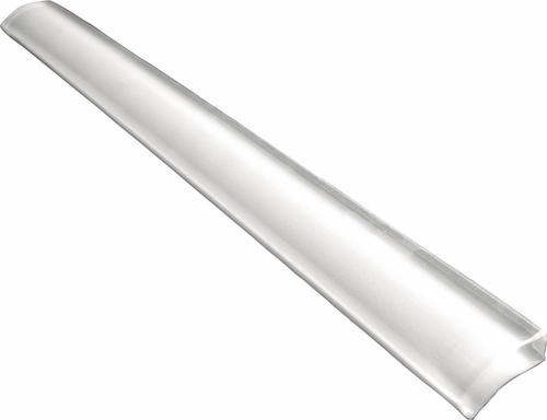 Brilliant White Cove Rail Glass Trim
