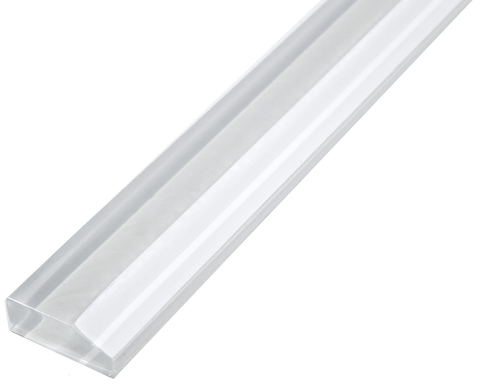 Brilliant White Glass Bullnose 12" Liner