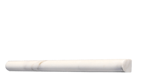 Calacatta Gold Marble 12" Pencil Honed Trim