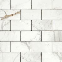 Calacatta Gold Italian Marble 3x6" Subway Tile Polished Calacatta Gold Italian Marble 3x6" Subway Tile Polished