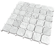 Carrara Bianco Honed 2" Octagon Thassos White Dot Mosaic