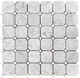 Carrara Bianco Honed 2" Octagon Thassos White Dot Mosaic