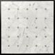 Carrara Bianco Honed 3" Octagon Bardiglio Gray Dot Marble Mosaic