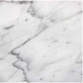 Carrara Bianco Marble 18x18" Honed Tile Sample (You will be sent a 12x12" Piece representative of the 18x18")