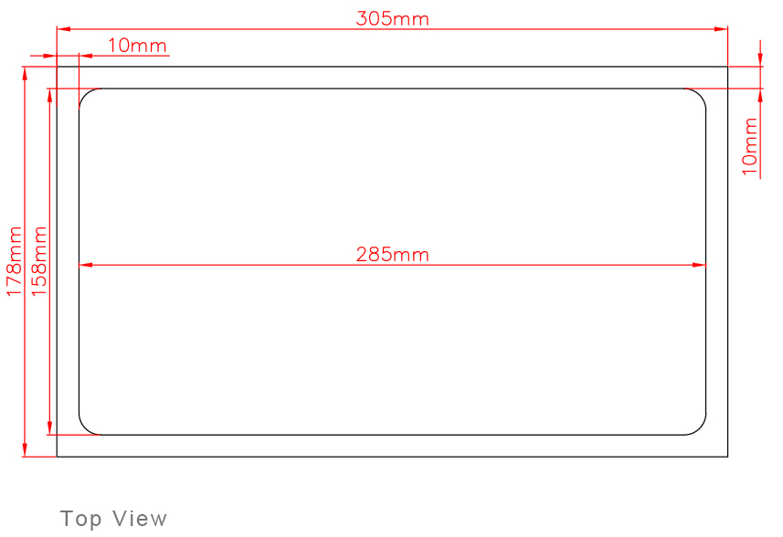 Carrara Bianco Polished Marble Bathroom Tray