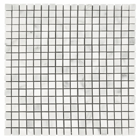 Carrara (Carrara) Venato Marble 5/8 x 5/8 Polished Mosaic Tile