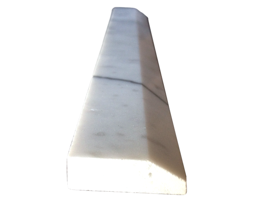Carrara (Carrera) Bianco Marble Bullnose Polished Trim