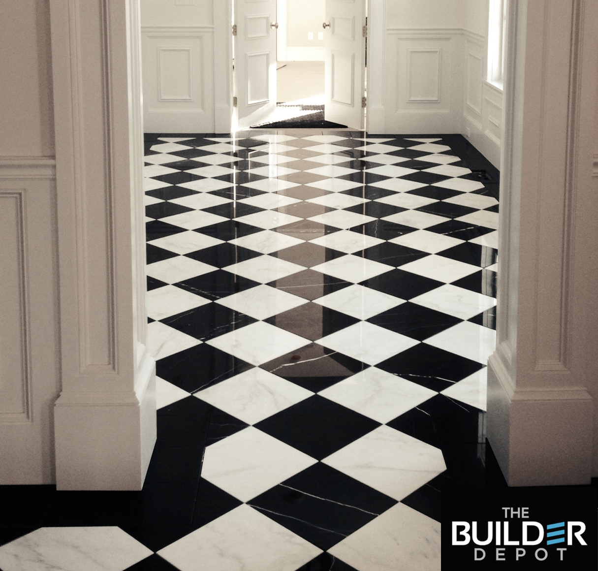 In Stock Carrara 12x12" Polished Marble Tile Venato Collection