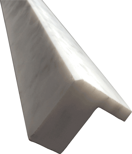Carrara (Carrera) Venato Square Edge Honed Trim (Two Pieces)